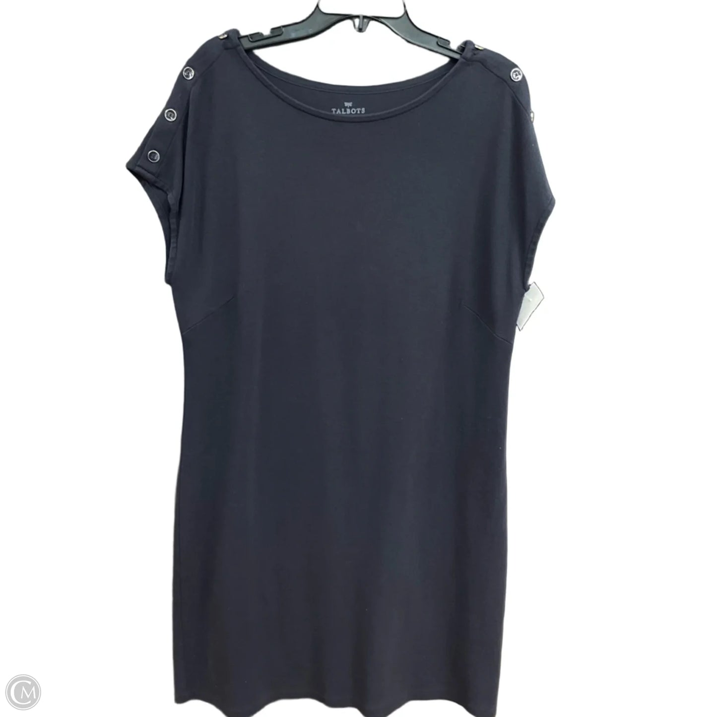 Dress Casual Midi By Talbots In Navy, Size: Xl