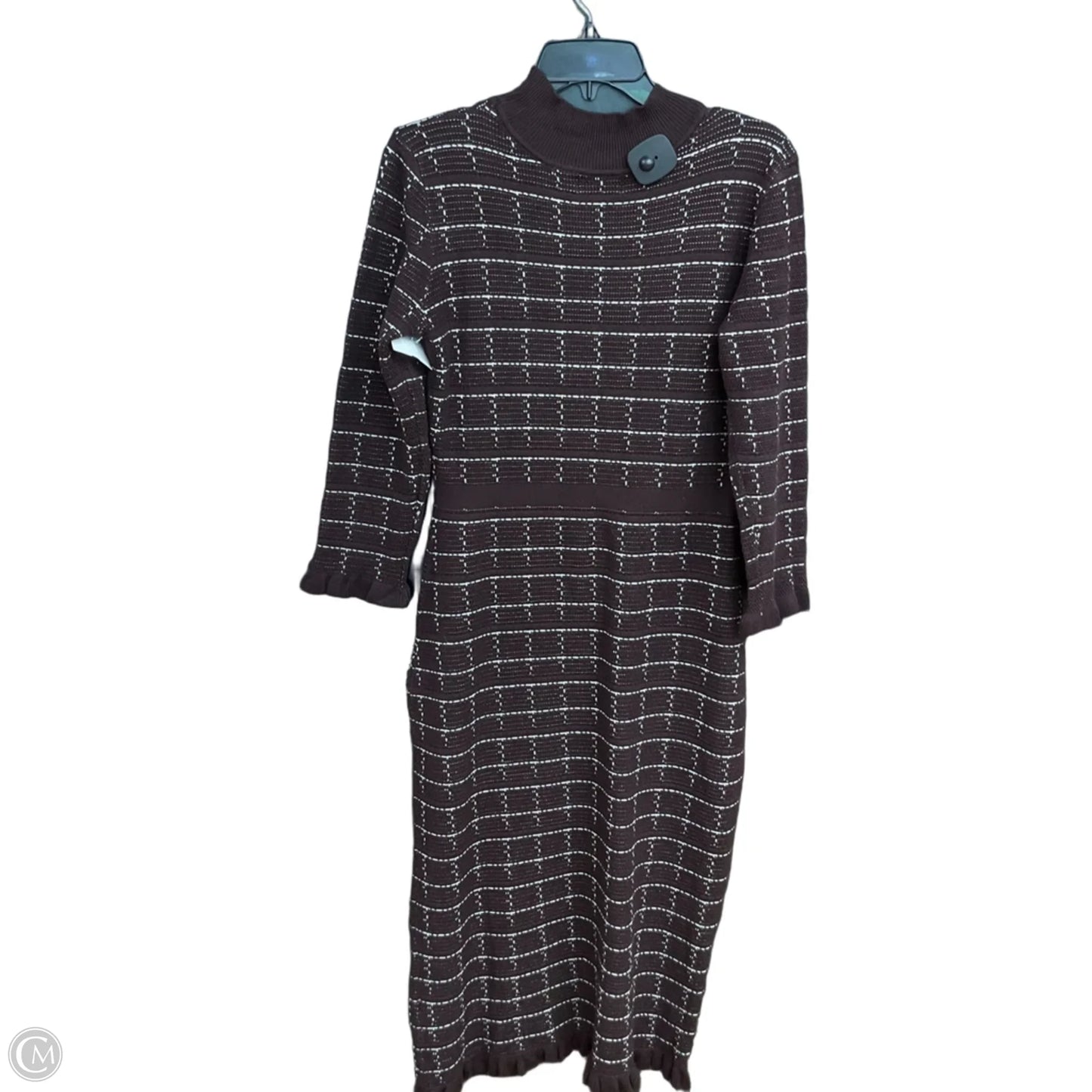 Dress Casual Maxi By Clothes Mentor In Brown, Size: M