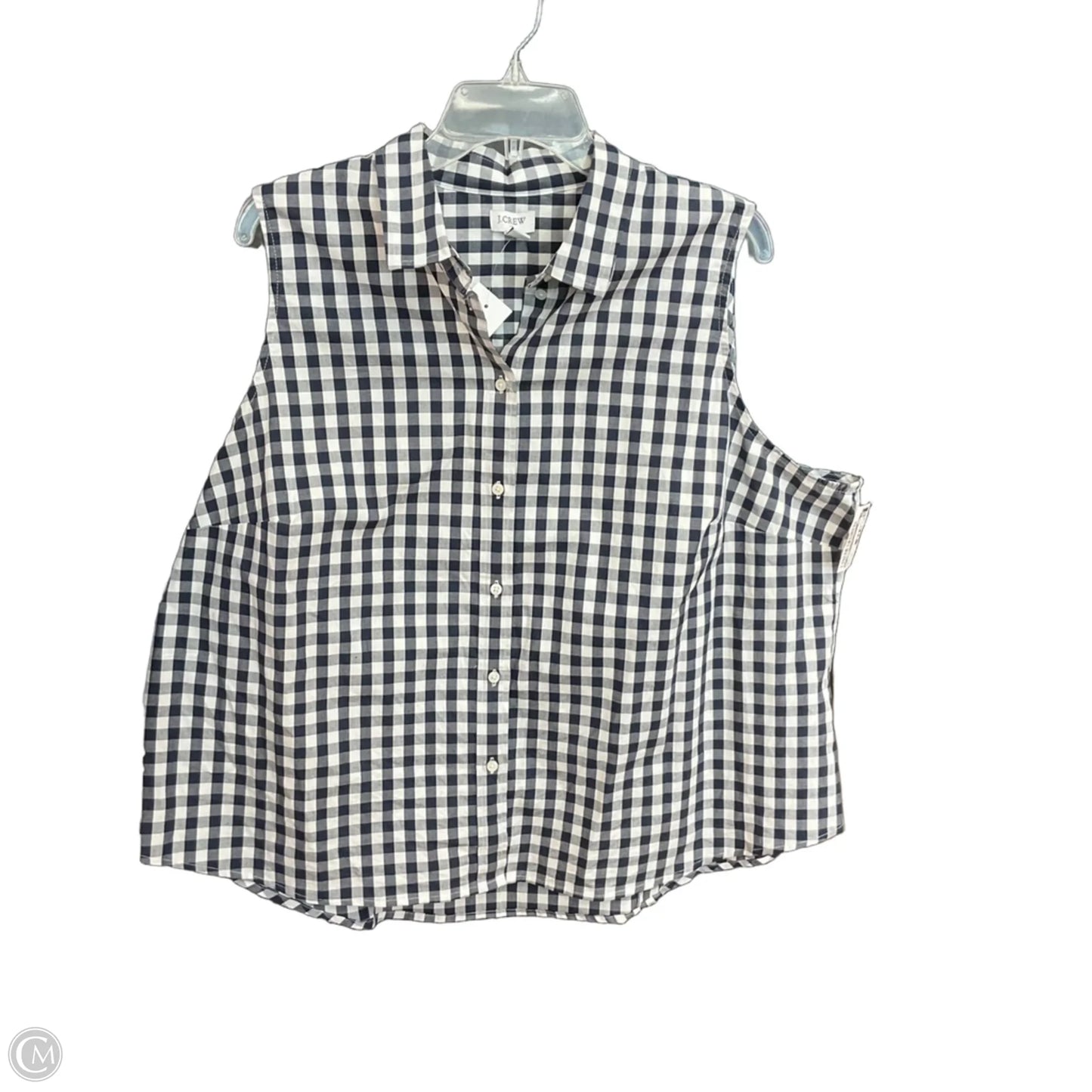 Top Sleeveless By J. Crew In Blue, Size: 3x