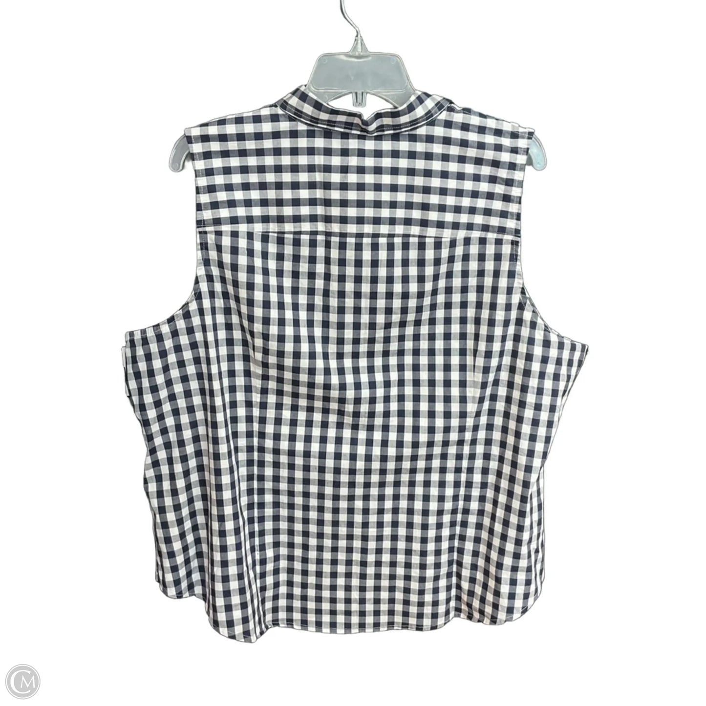 Top Sleeveless By J. Crew In Blue, Size: 3x