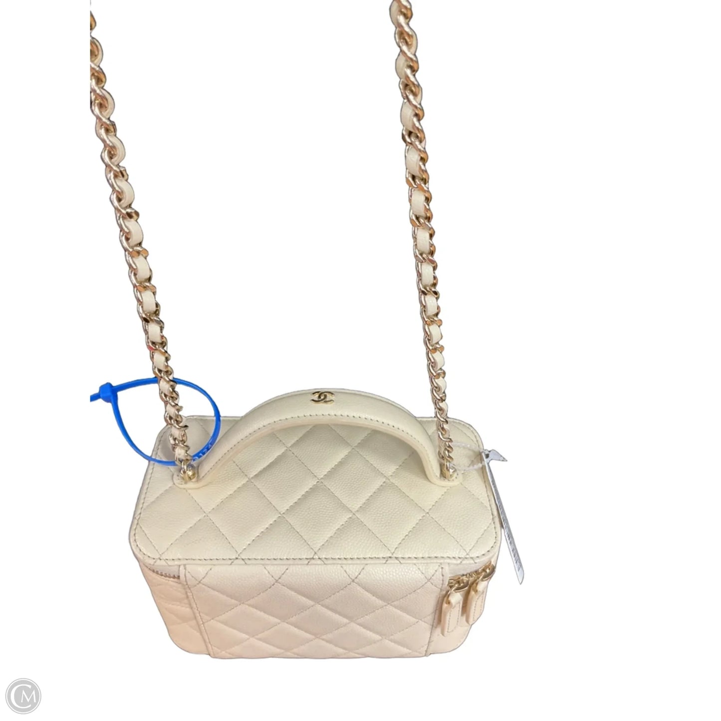 Makeup Bag Luxury Designer By Chanel, Size: Small