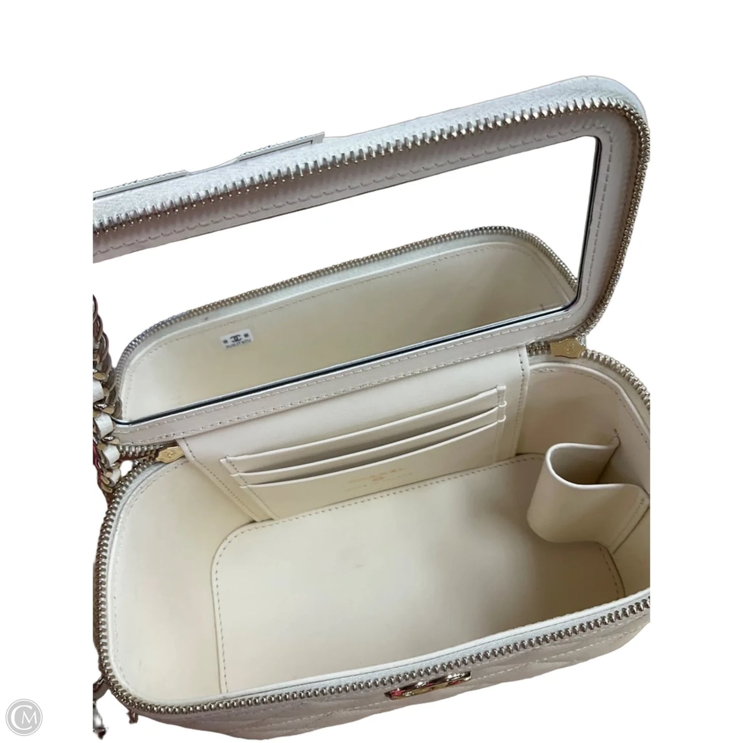 Makeup Bag Luxury Designer By Chanel, Size: Small