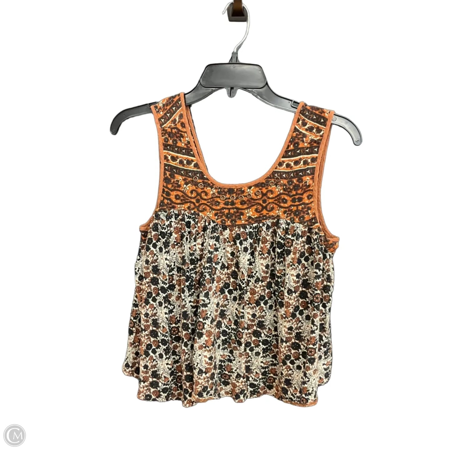 Top Sleeveless By Free People In Brown, Size: Xs