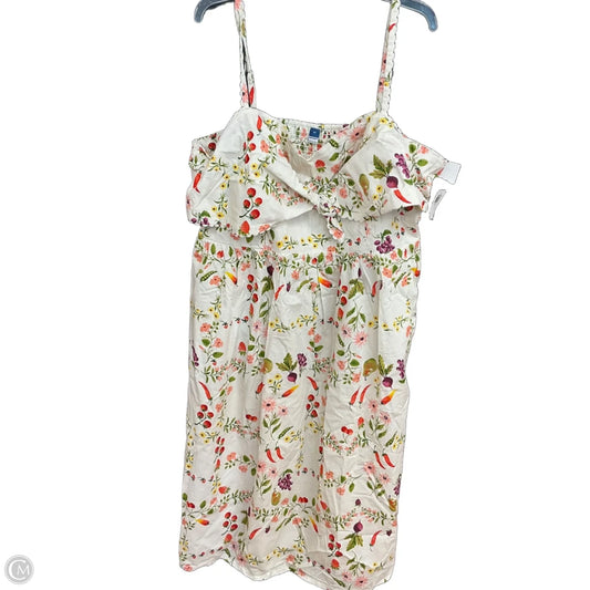 Dress Casual Maxi By Old Navy In White, Size: 2x