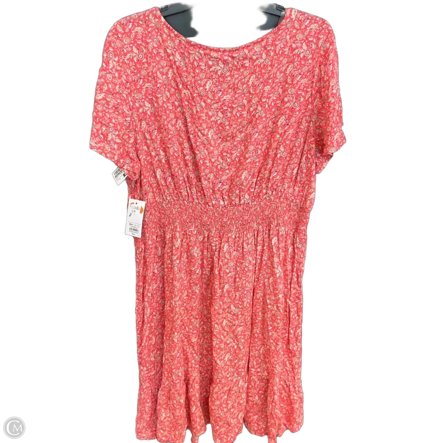 Dress Casual Midi By Croft And Barrow In Pink, Size: Xl