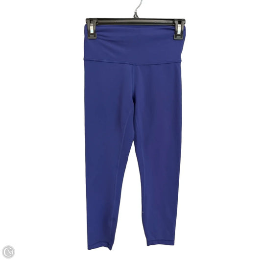 Athletic Leggings By Lululemon In Blue, Size: S