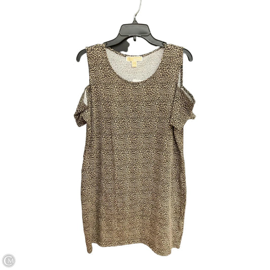 Dress Casual Short By Michael By Michael Kors In Animal Print, Size: Xl