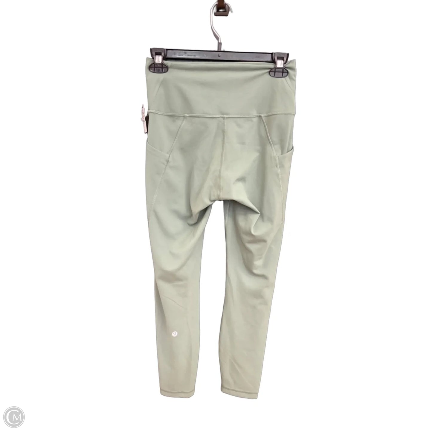 Athletic Leggings By Lululemon In Green, Size: M