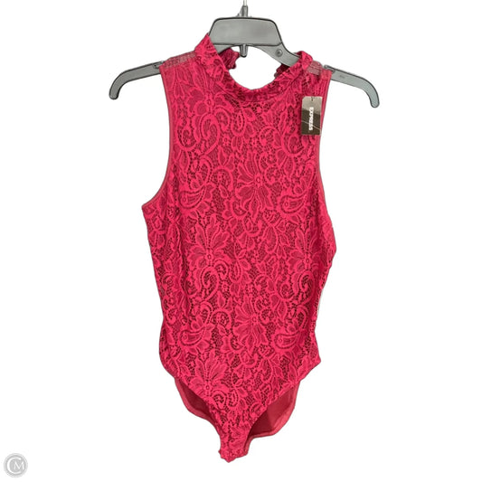 Top Sleeveless By Express In Red, Size: S