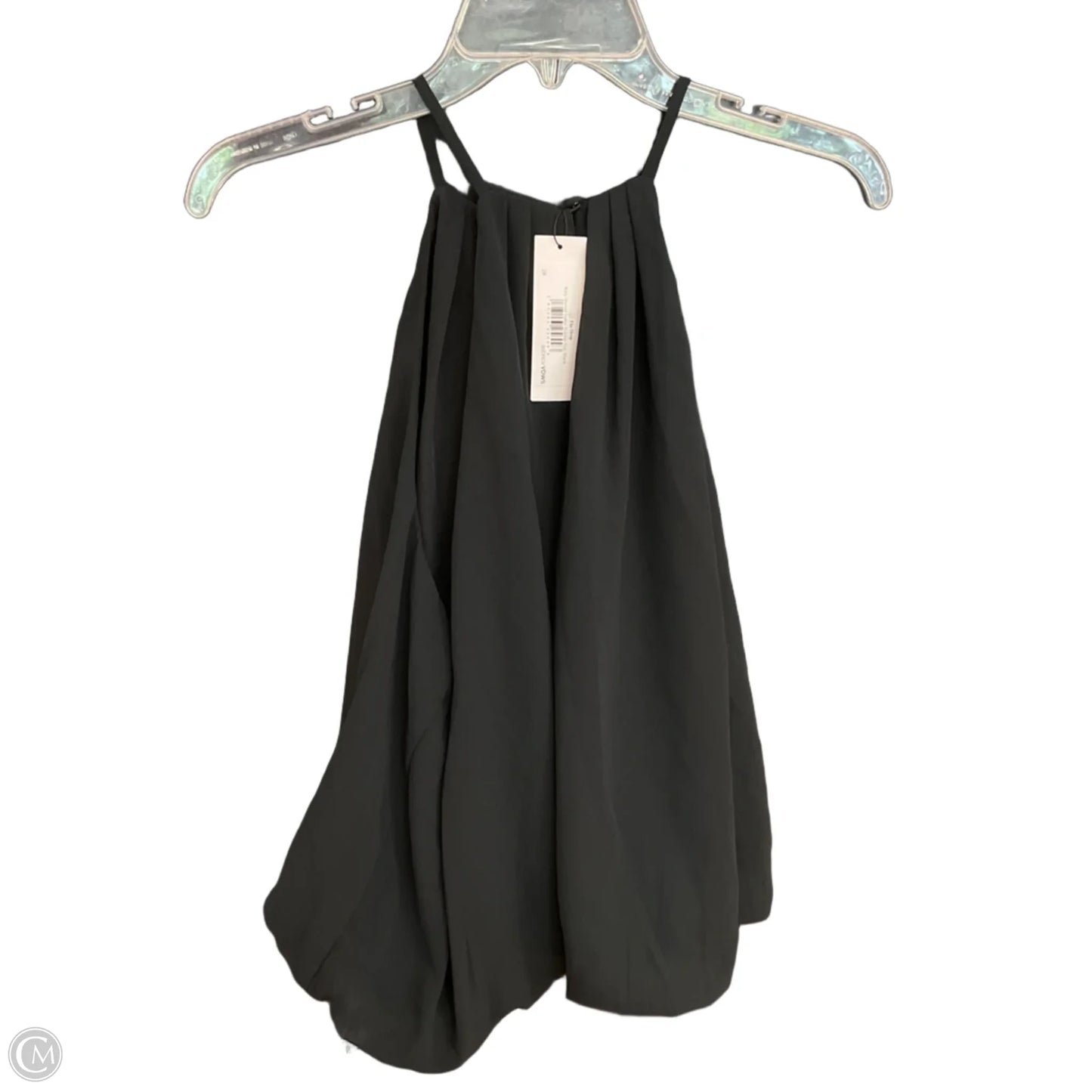 Top Sleeveless By The Drop In Black, Size: 2x