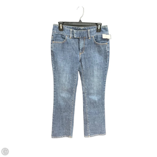 Jeans Boot Cut By Banana Republic In Blue Denim, Size: 4