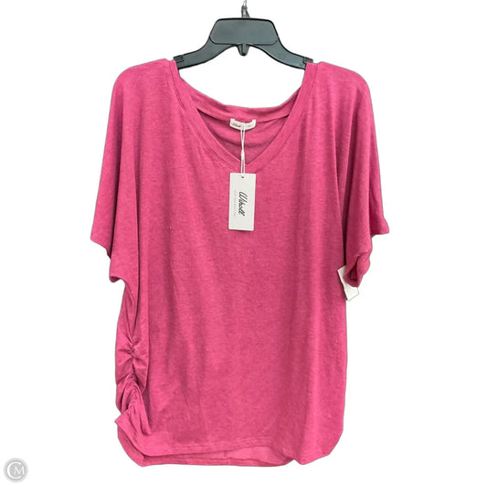 Top Short Sleeve By Clothes Mentor In Pink, Size: 2x