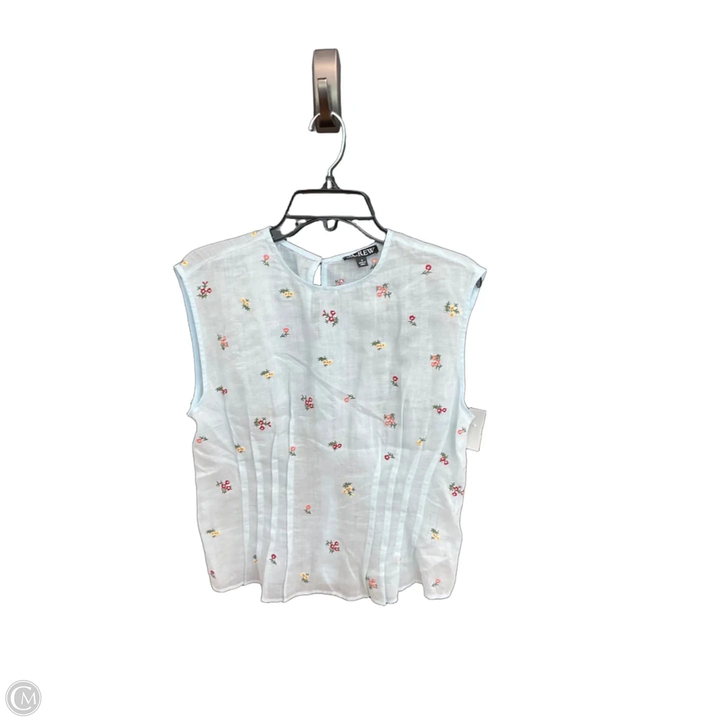 Top Sleeveless By J. Crew In Blue, Size: M