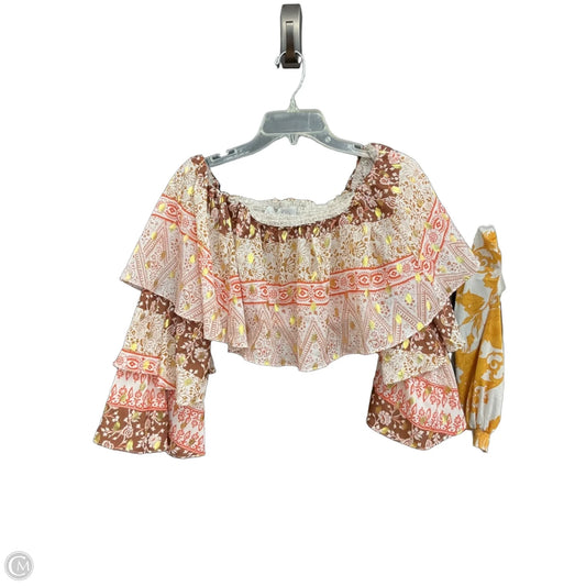 Top Long Sleeve By Anthropologie In Multi-colored, Size: M