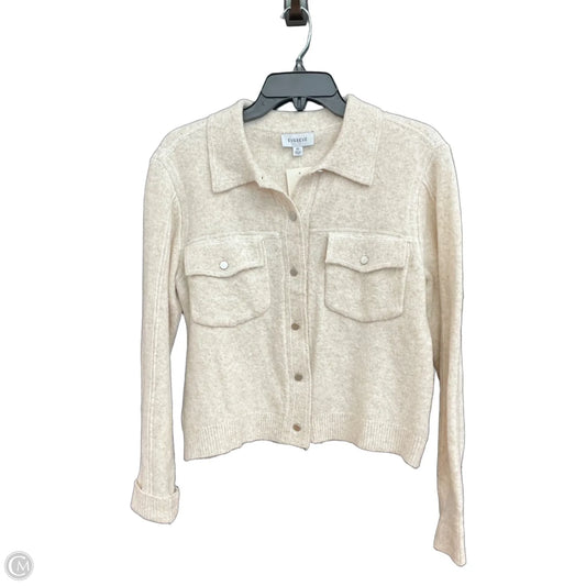 Jacket Fleece By Evereve In Tan, Size: Xs