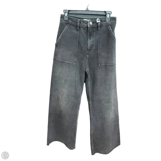 Jeans Wide Leg By Pistola In Black Denim, Size: 4