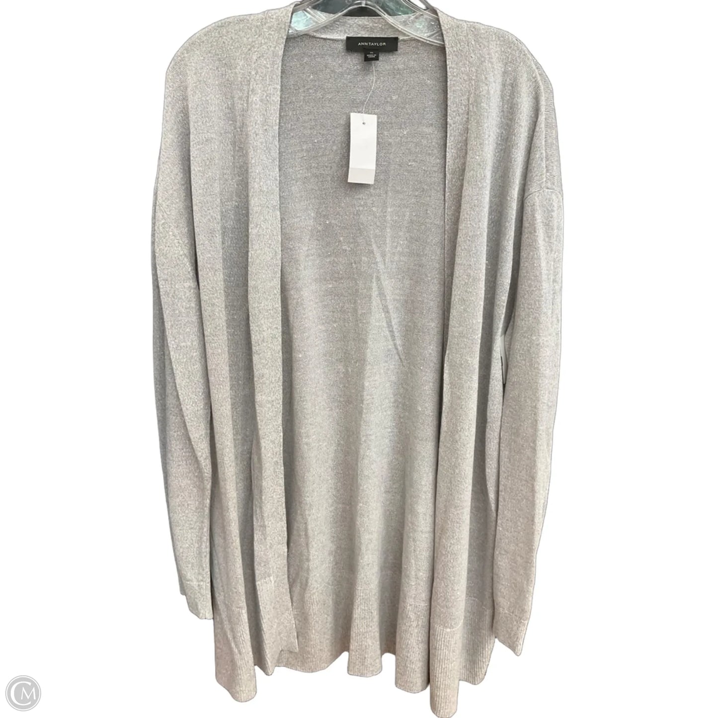 Cardigan By Ann Taylor In Grey, Size: Xl