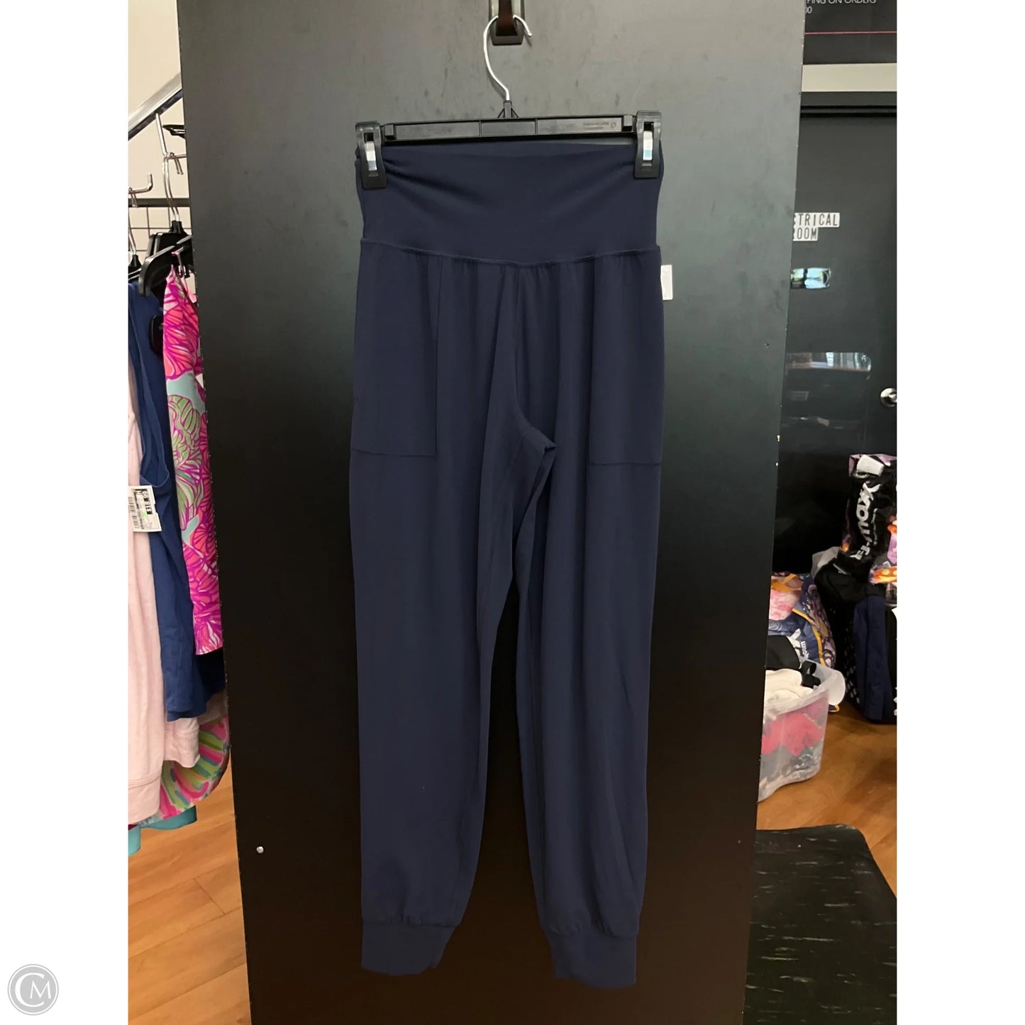 Athletic Leggings By Athleta In Navy, Size: Xs
