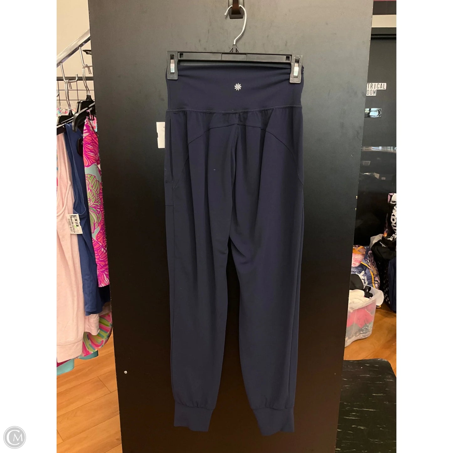 Athletic Leggings By Athleta In Navy, Size: Xs