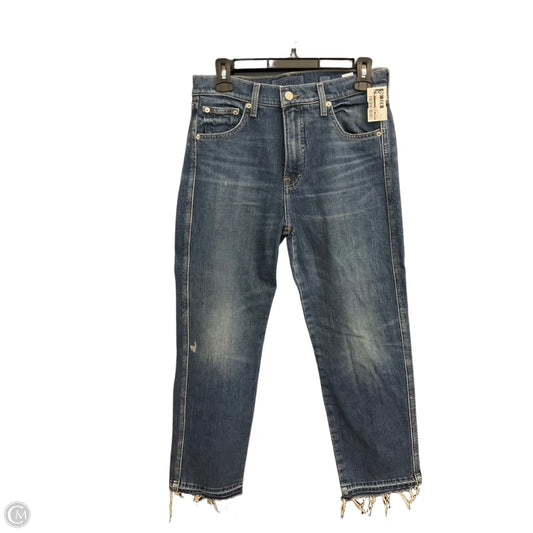 Jeans Straight By Lucky Brand In Blue Denim, Size: 4