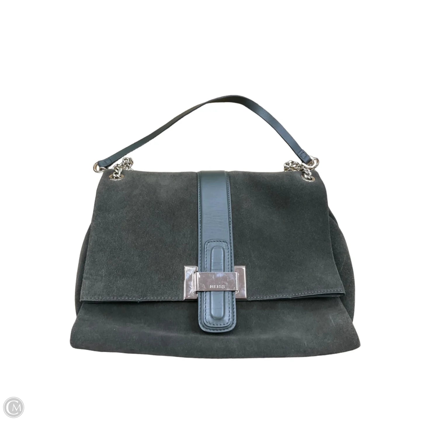 Handbag Leather By Reiss, Size: Medium