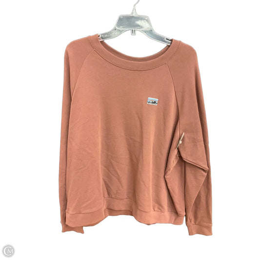 Athletic Sweatshirt Crewneck By Patagonia In Brown, Size: Xl