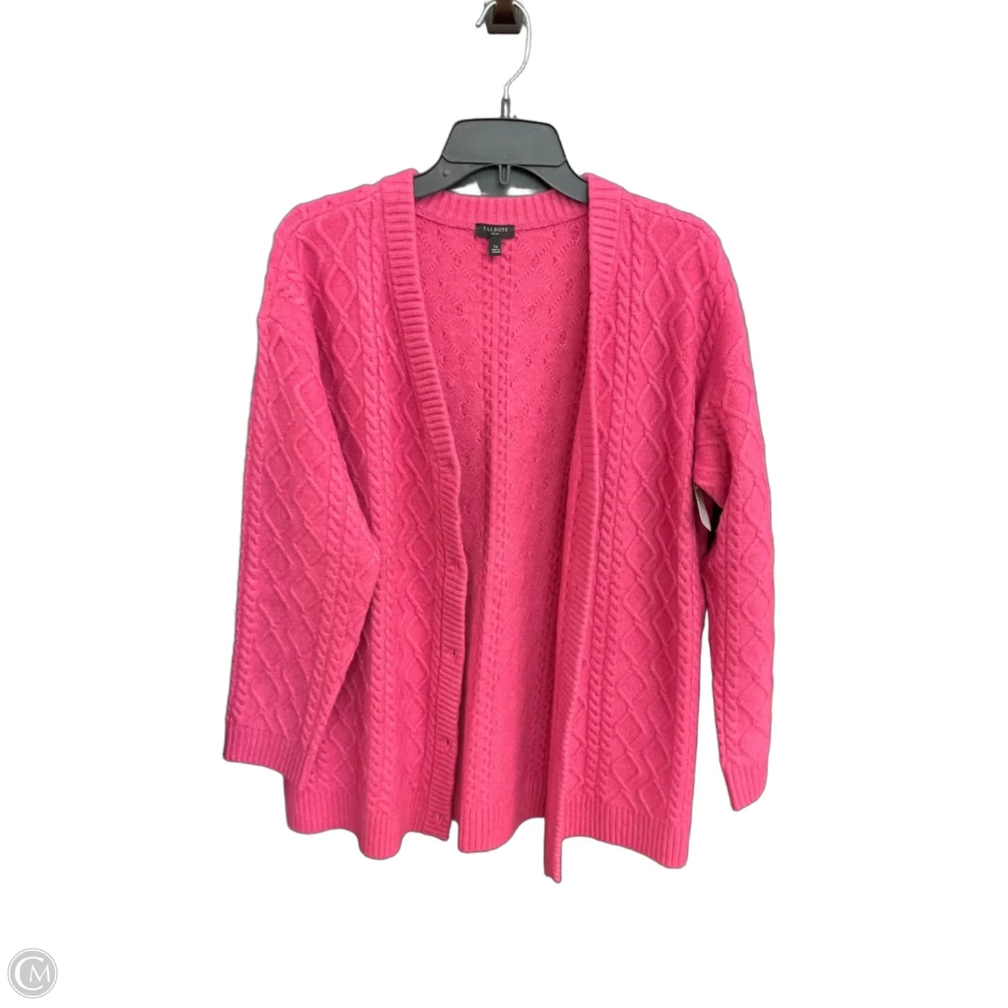 Cardigan By Talbots In Pink, Size: Lp