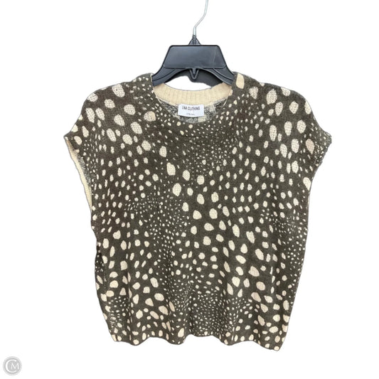 Vest Sweater By Lna In Brown, Size: Xs