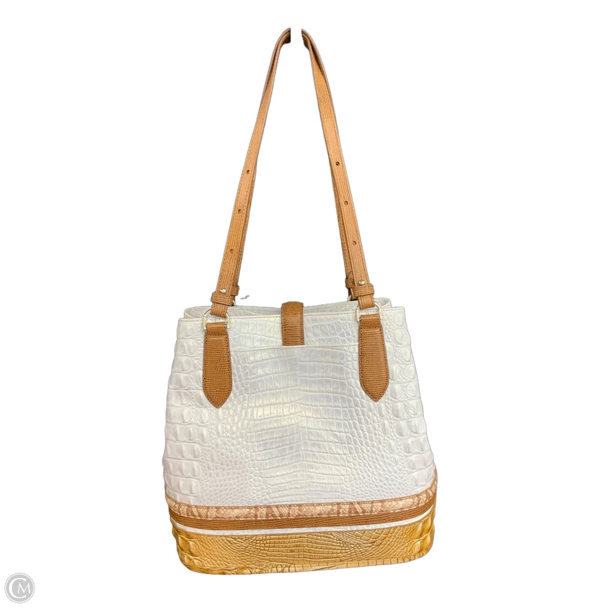 Handbag Designer By Brahmin, Size: Large