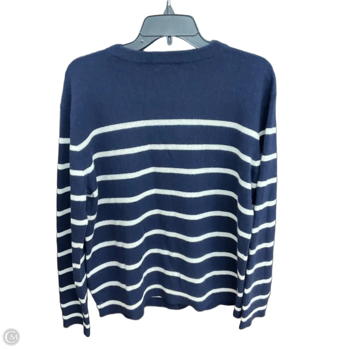 Cardigan By Charter Club In Striped Pattern, Size: L