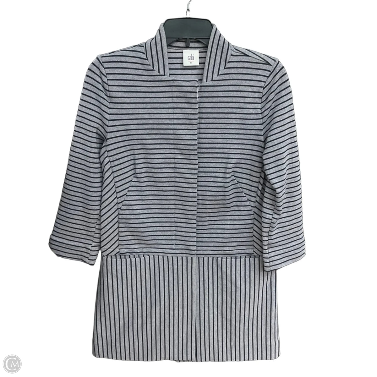 Jacket Other By Cabi In Striped Pattern, Size: Xs