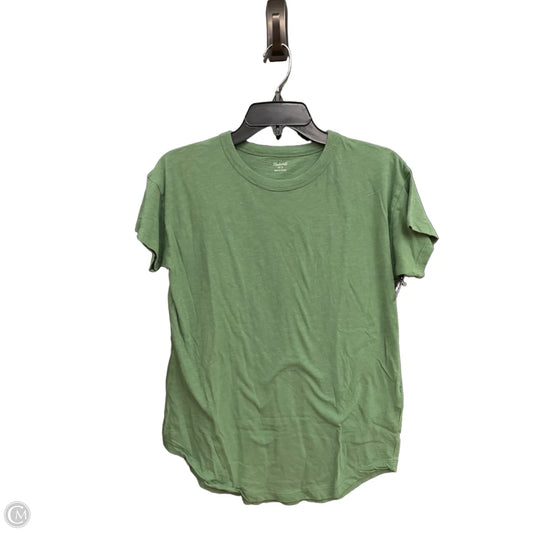 Top Short Sleeve By Madewell In Green, Size: S