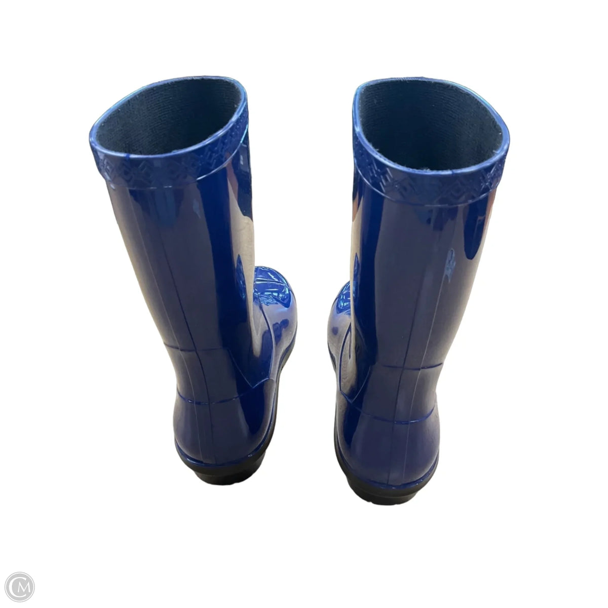 Boots Designer By Ugg In Blue, Size: 7