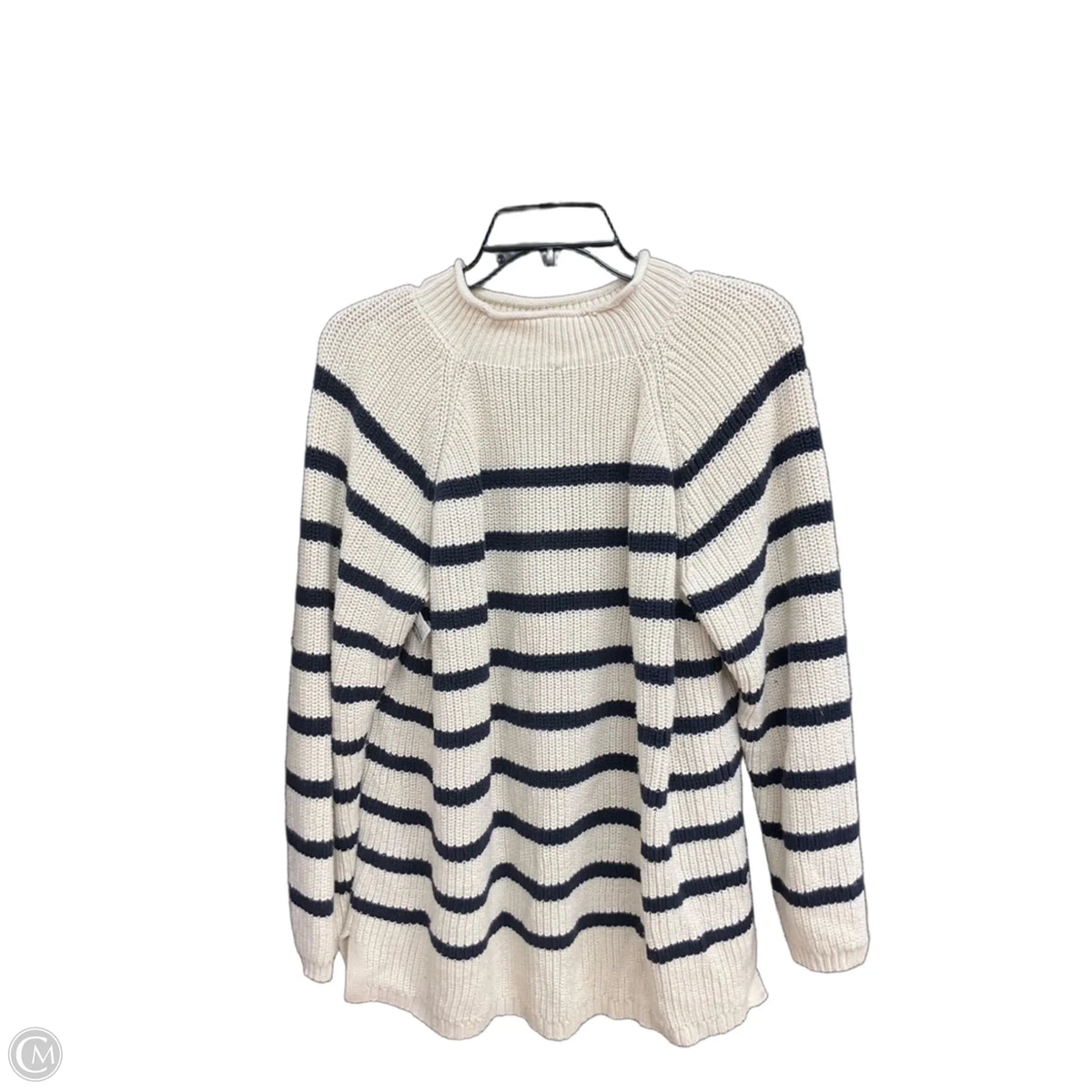 Sweater By Talbots In Striped Pattern, Size: 1x