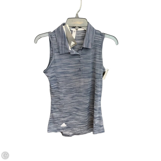 Athletic Tank Top By Adidas In Navy, Size: Xs