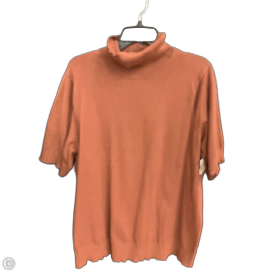 Sweater Short Sleeve By Torrid In Brown, Size: 3x