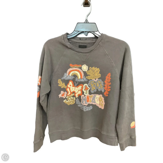 Top Long Sleeve Designer By Mother In Grey, Size: S