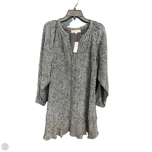 Dress Casual Midi By Loft In Grey, Size: M