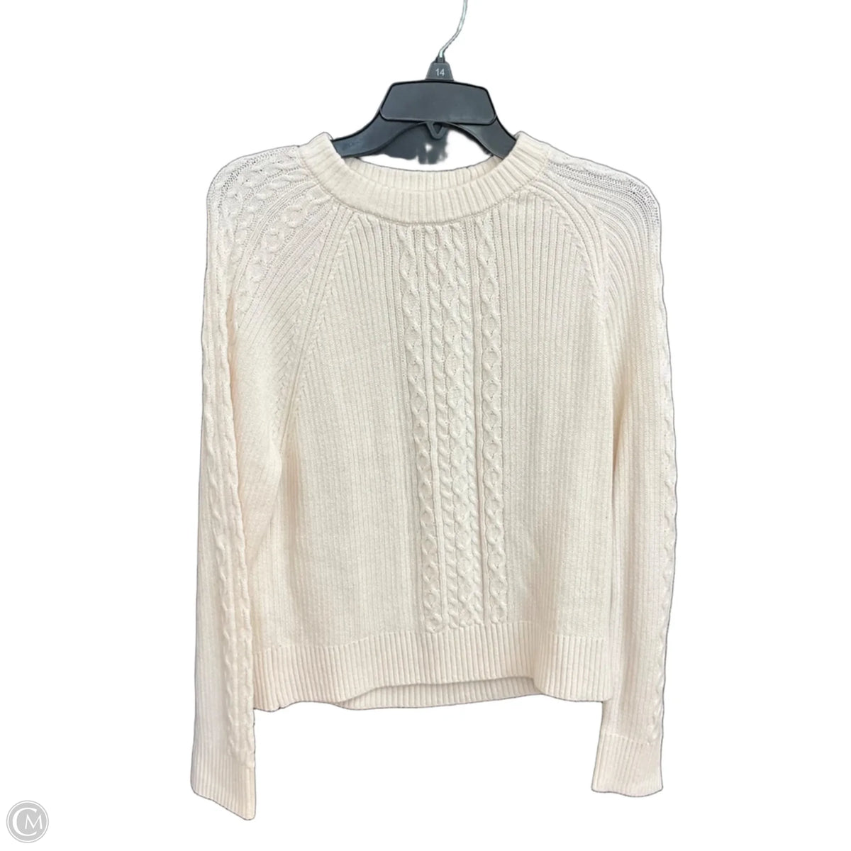 Sweater By Loft In Cream, Size: S