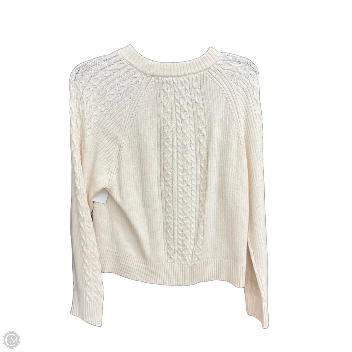 Sweater By Loft In Cream, Size: S