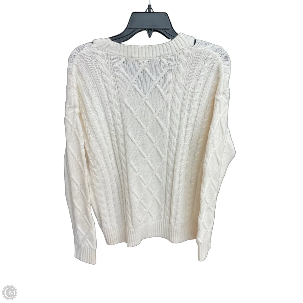 Sweater By Loft In Cream, Size: Xs