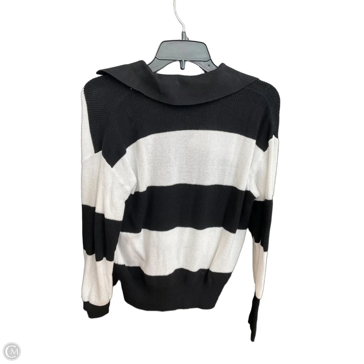 Top Long Sleeve By Loft In Striped Pattern, Size: S