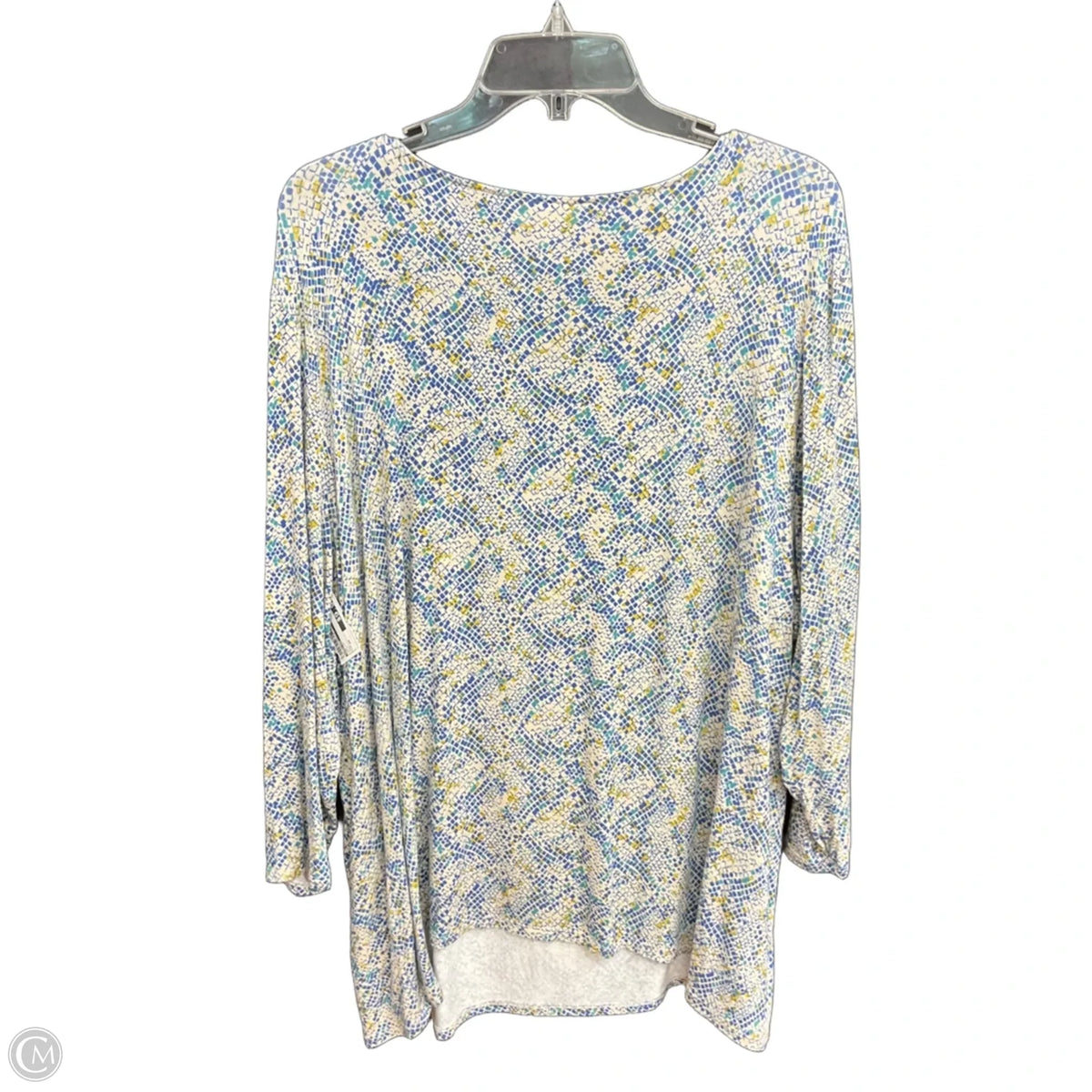 Top Long Sleeve By Emaline In Blue, Size: 2x