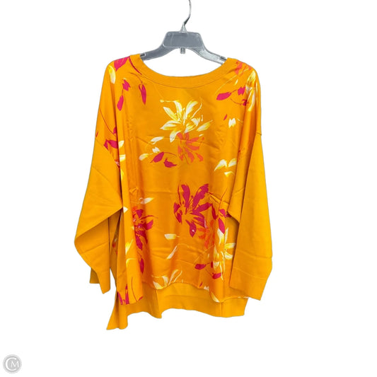 Top Long Sleeve By C Wonder In Yellow, Size: 3x