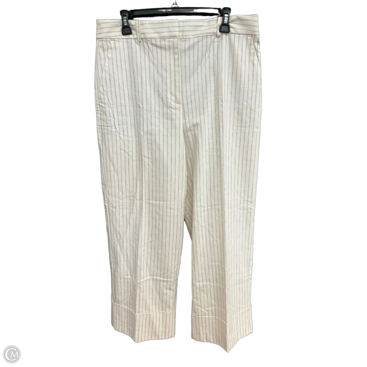 Pants Dress By Loft In Striped Pattern, Size: 12