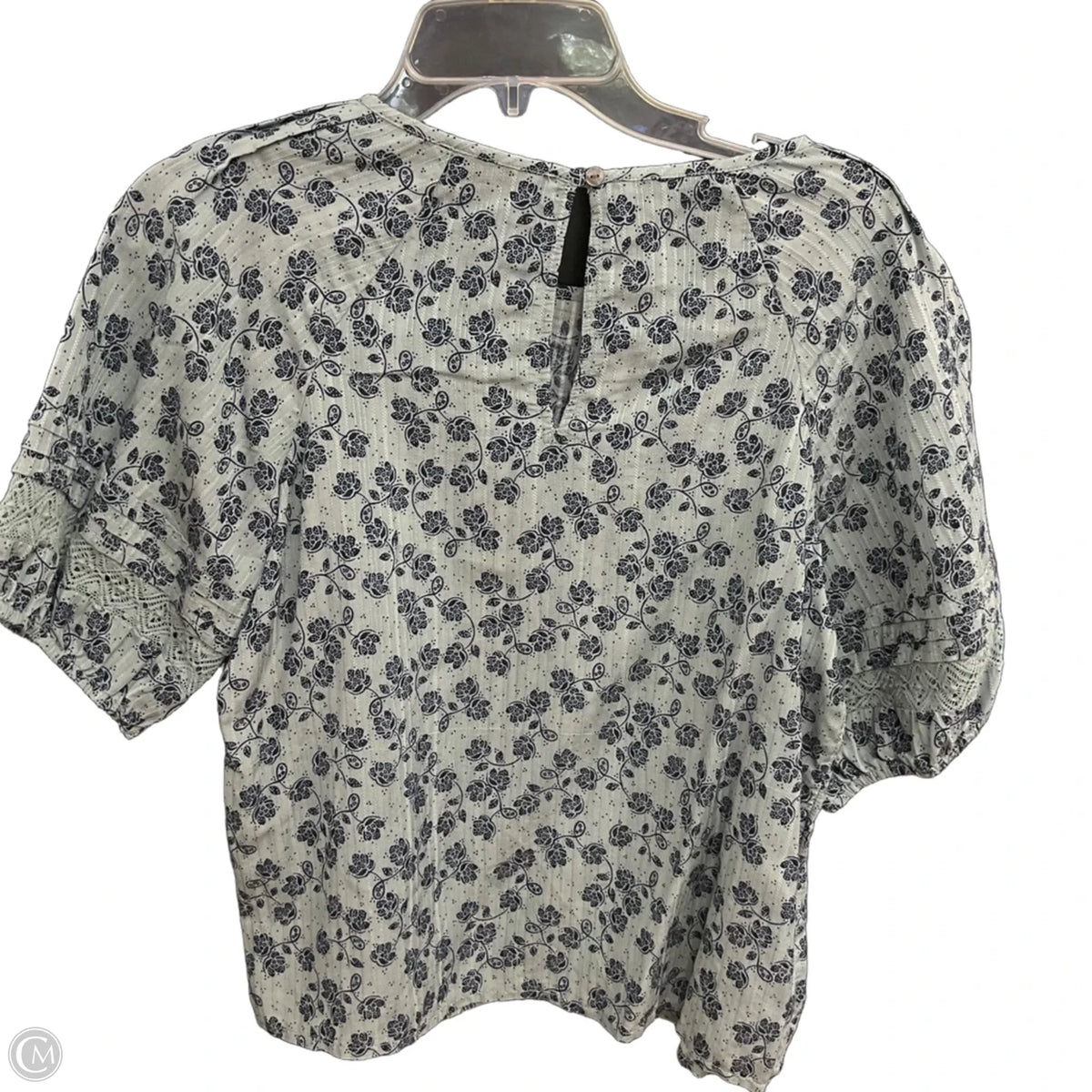 Top Short Sleeve By Loft In Blue, Size: S