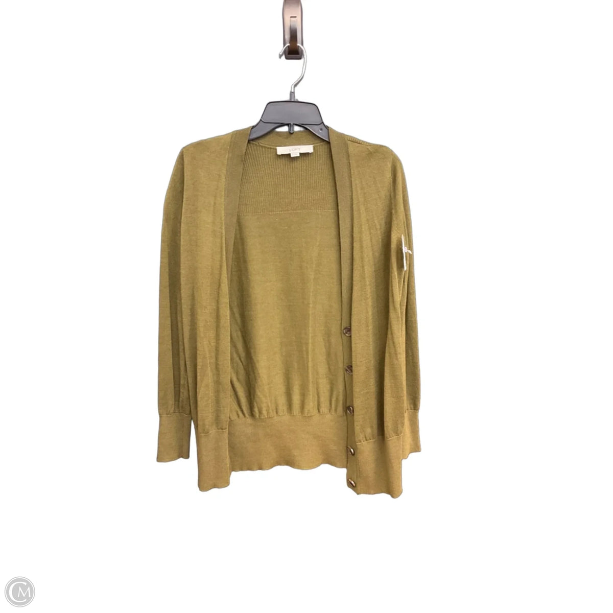 Cardigan By Loft In Green, Size: M