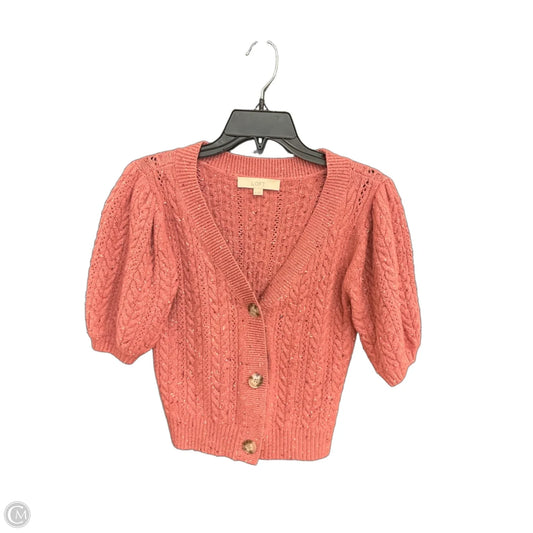 Cardigan By Loft In Pink, Size: Xs