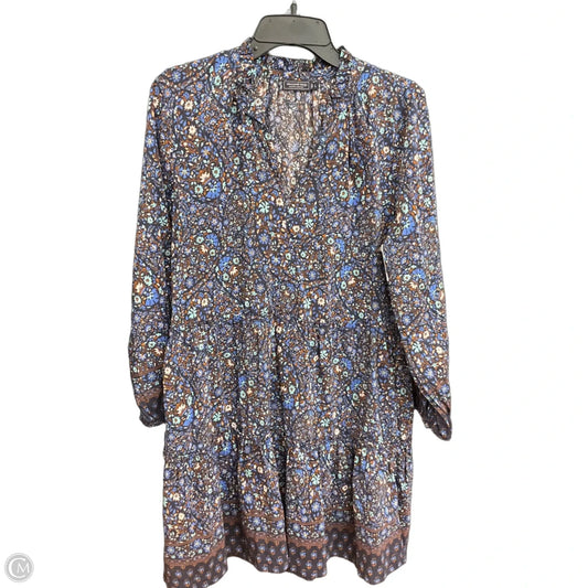 Dress Casual Midi By Vineyard Vines In Blue, Size: L