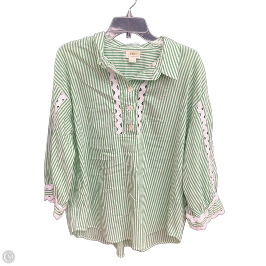 Top 3/4 Sleeve By Maeve In Green, Size: Xl